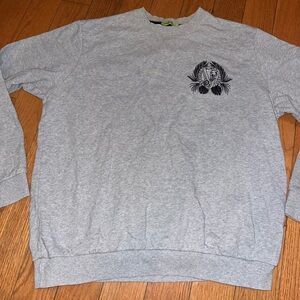 Versace Jeans Collection Gray Crewneck Sweater
